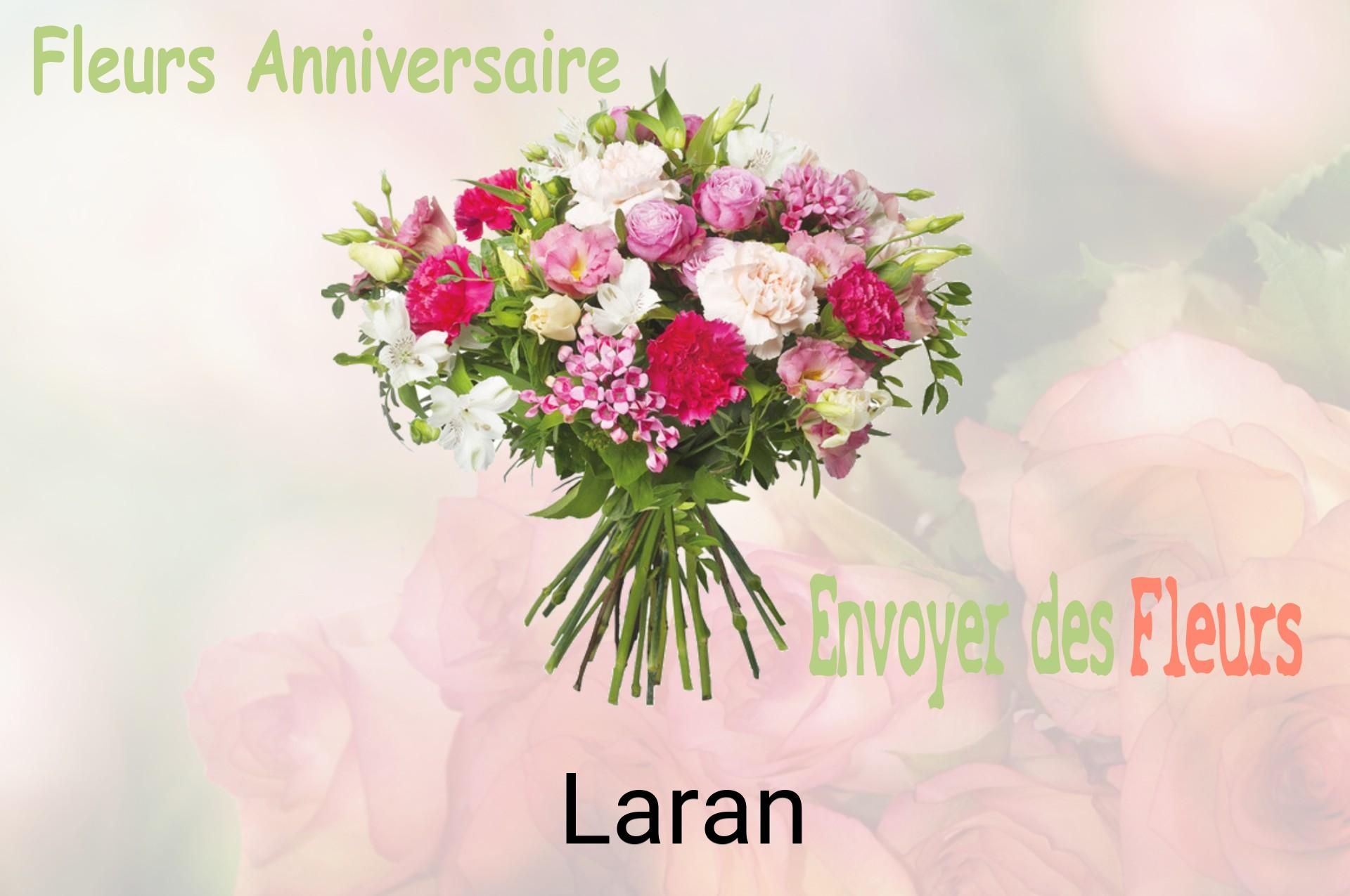 Bouquet de fleurs d’anniversaire livré à Laran